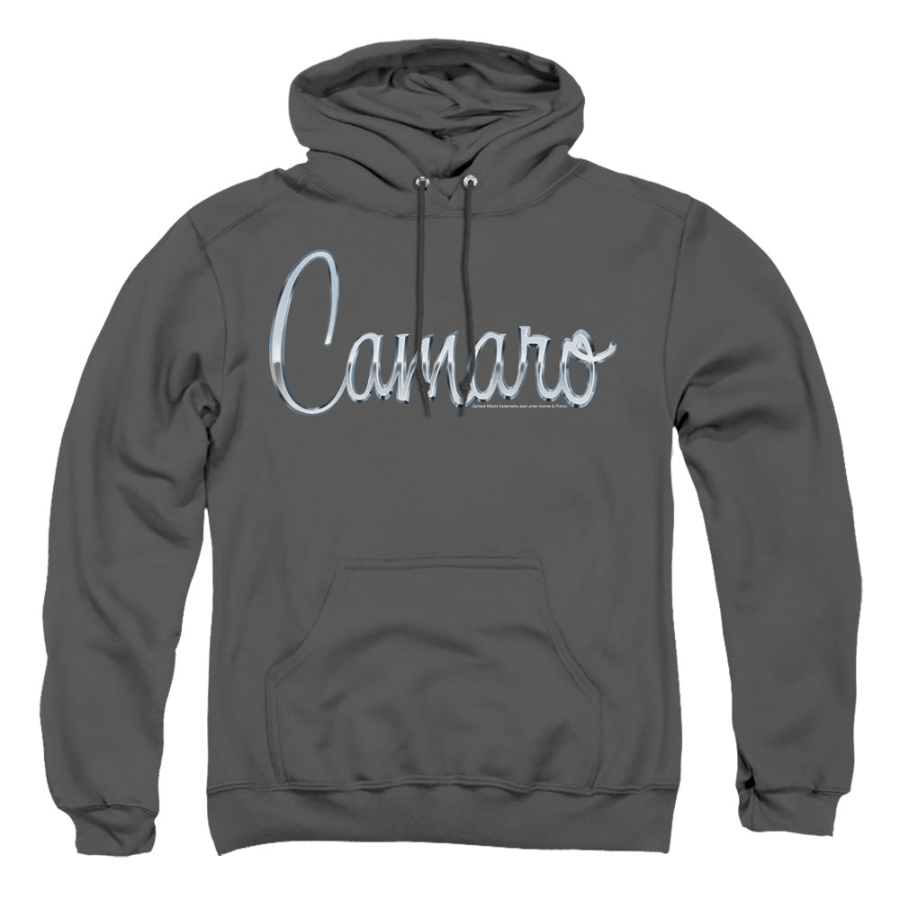 Chevrolet Classic Camaro Metal Mens Hoodie Charcoal