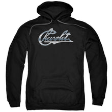 Load image into Gallery viewer, Chevrolet Chrome Vintage Chevy Bowtie Mens Hoodie Black
