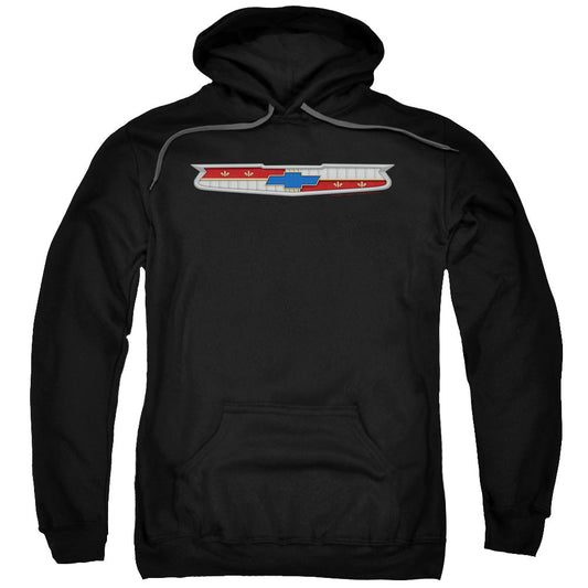 Chevrolet 56 Bel Air Emblem Mens Hoodie Black