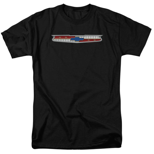 Chevrolet 56 Bel Air Emblem Mens T Shirt Black