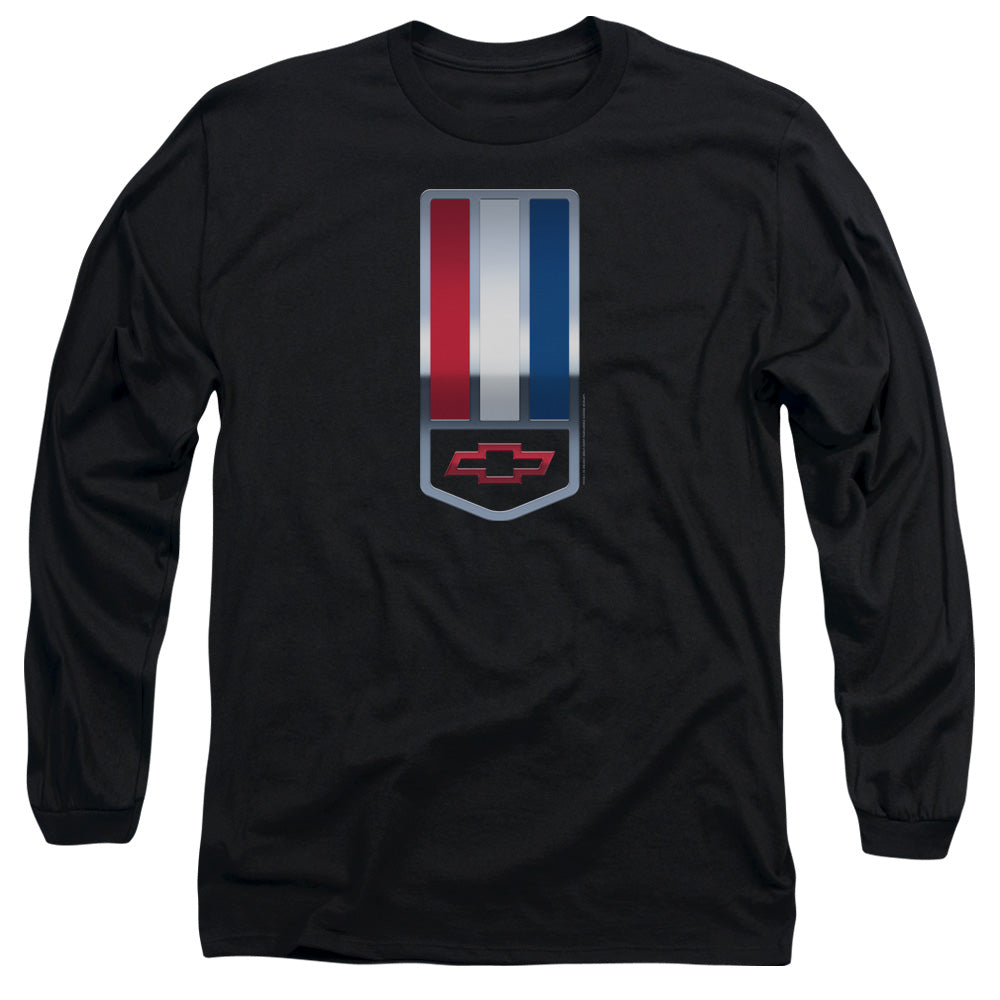 Chevrolet 1998 Camaro Nameplate Mens Long Sleeve Shirt Black Officially Licensed