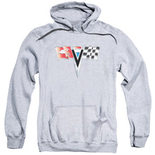 Load image into Gallery viewer, Chevrolet 2Nd Gen Vette Nose Emblem Mens Hoodie Athletic Heather

