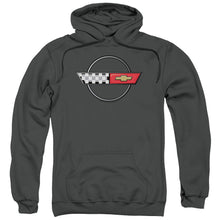 Load image into Gallery viewer, Chevrolet 4Th Gen Vette Logo Mens Hoodie Charcoal

