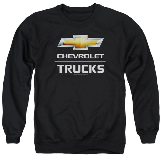 Chevrolet Trucks Mens Crewneck Sweatshirt Black Officially Licensed