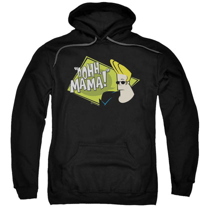 Johnny Bravo Oohh Mama Mens Hoodie Black
