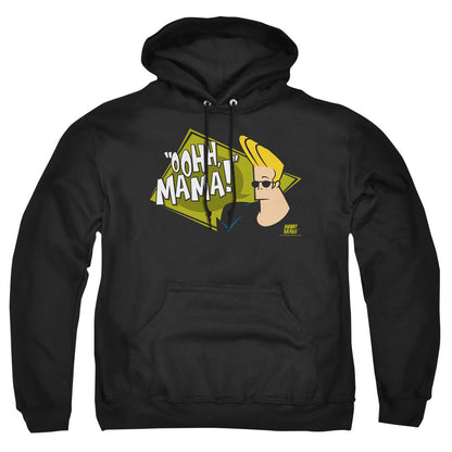 Johnny Bravo Oohh Mama Mens Hoodie Black