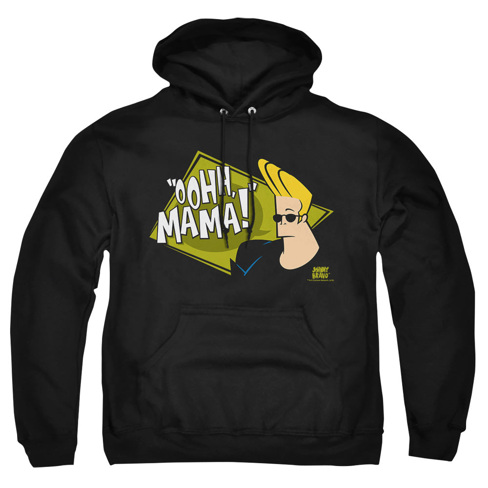 Johnny Bravo Oohh Mama Mens Hoodie Black