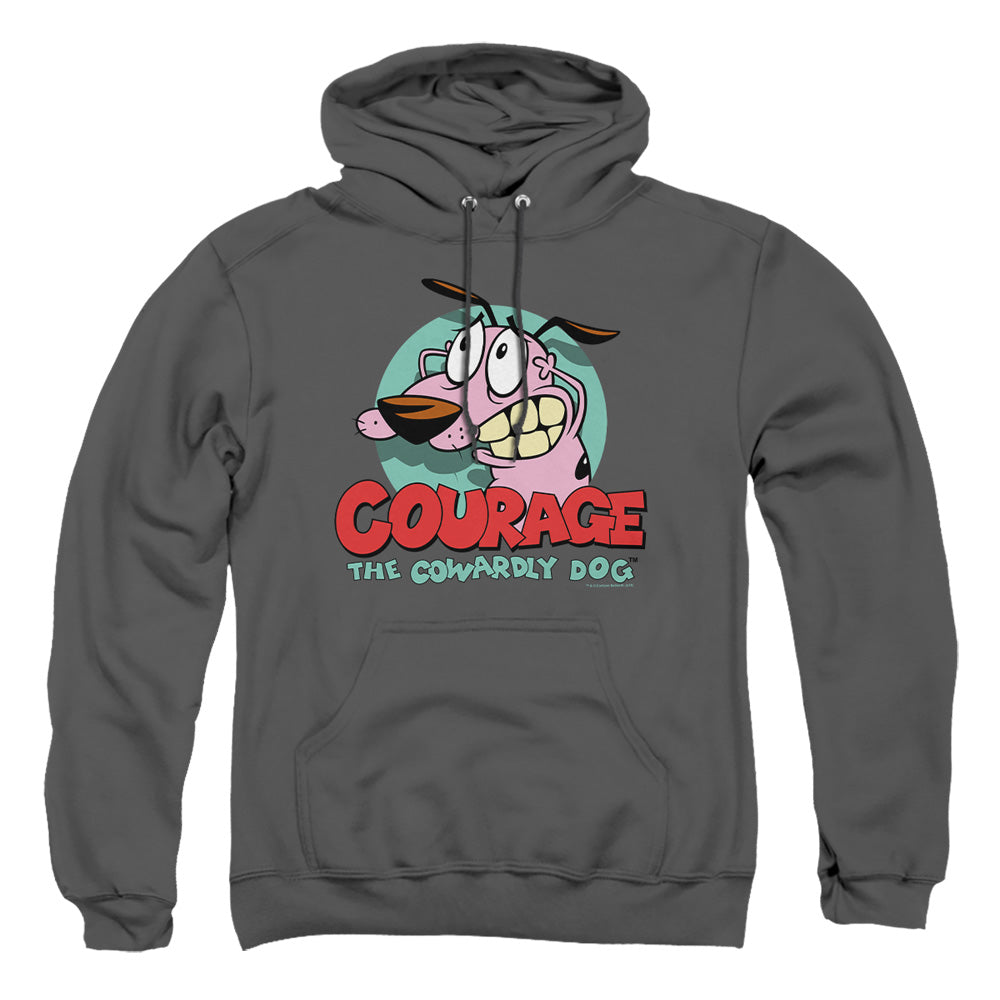 Courage The Cowardly Dog Courage Mens Hoodie Charcoal