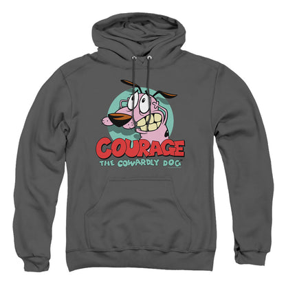 Courage The Cowardly Dog Courage Mens Hoodie Charcoal