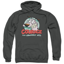 Load image into Gallery viewer, Courage the Cowardly Dog Courage Mens Hoodie Charcoal
