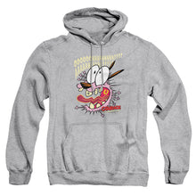 Load image into Gallery viewer, Courage The Cowardly Dog Scaredy Dog Mens Hoodie Athletic Heather

