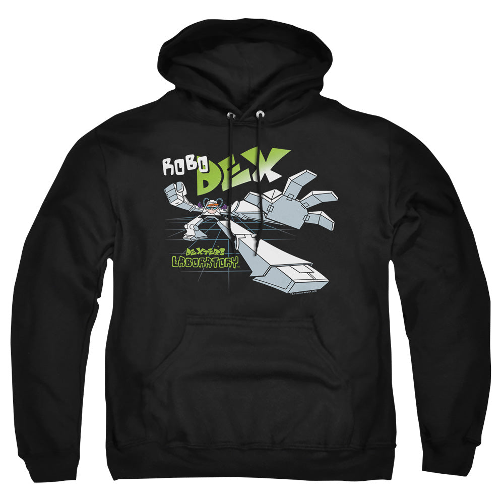 Dexters Laboratory Robo Dex Mens Hoodie Black