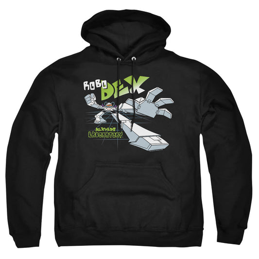 Dexters Laboratory Robo Dex Mens Hoodie Black