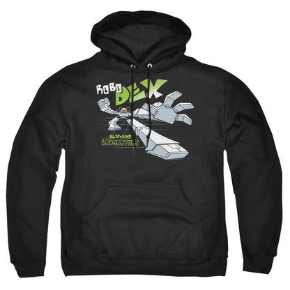 Dexter'S Laboratory Robo Dex Mens Hoodie Black