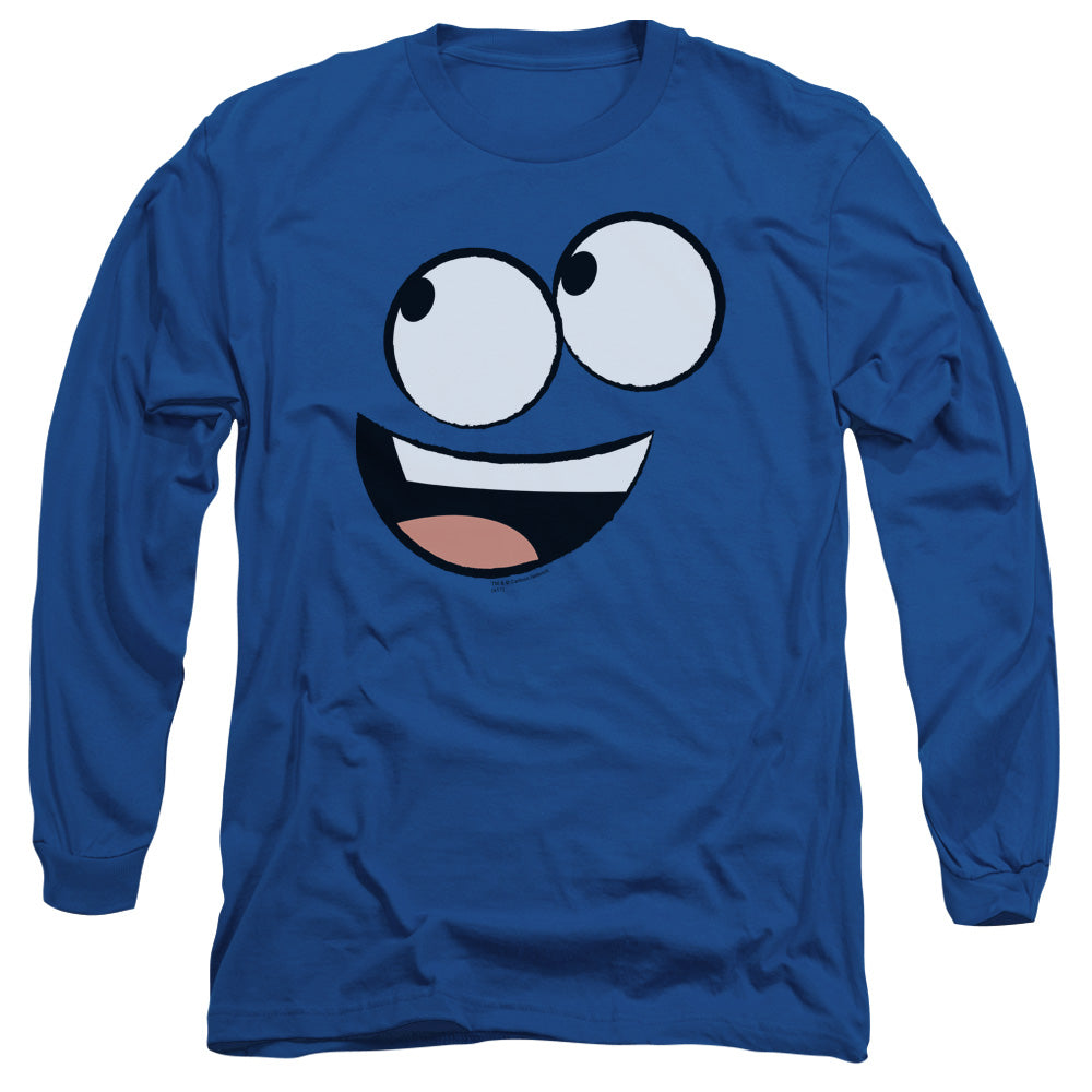 Fosters Blue Face Mens Long Sleeve Shirt Royal Blue