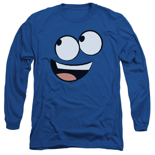 Fosters Blue Face Mens Long Sleeve Shirt Royal Blue