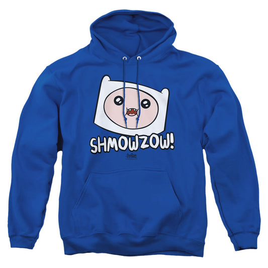 Adventure Time Shmowzow Mens Hoodie Royal
