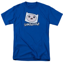 Load image into Gallery viewer, Adventure Time Shmowzow Mens T Shirt Royal Blue
