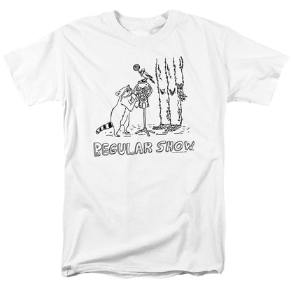 The Regular Show Tattoo Art Mens T Shirt White