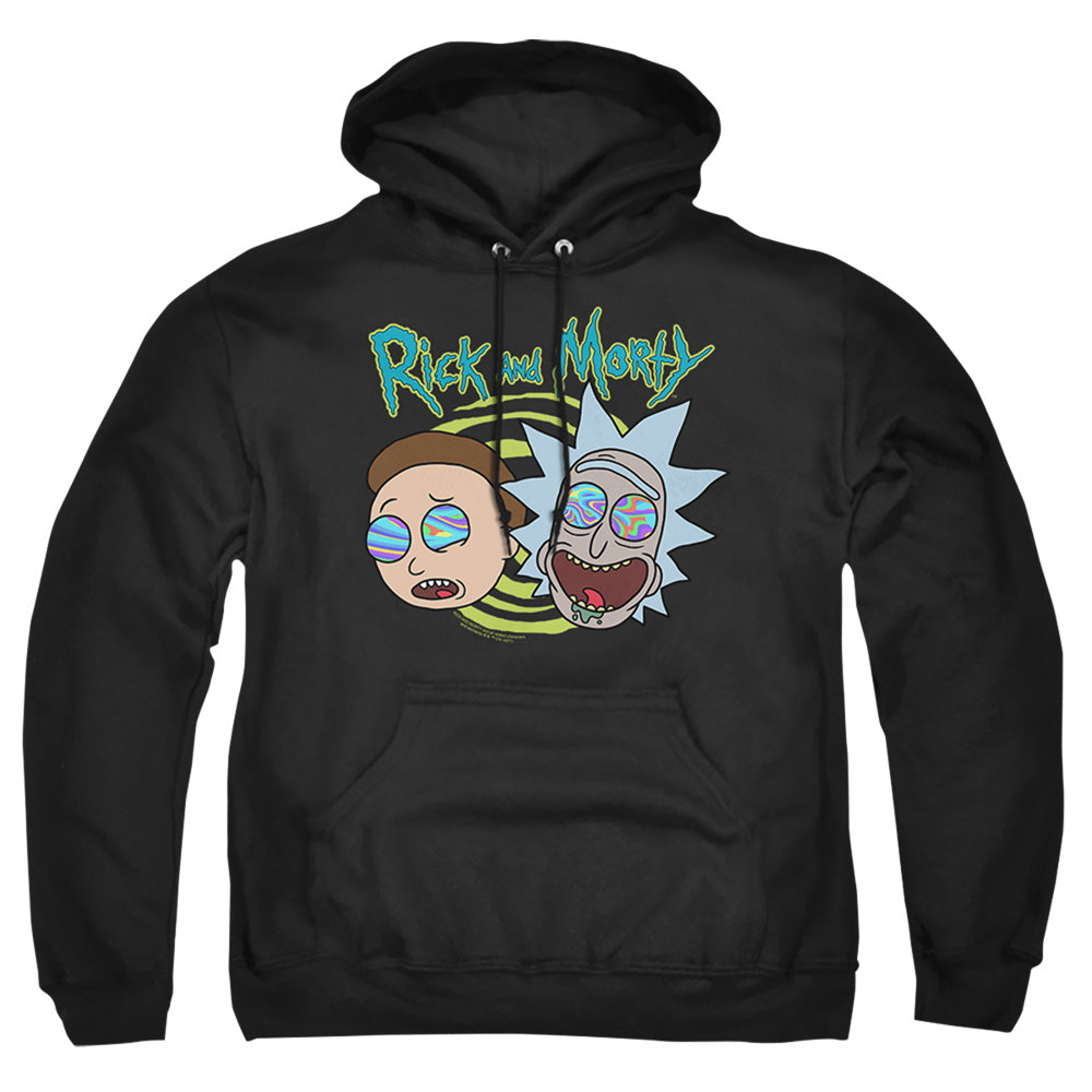 Rick And Morty Blown Minds Mens Hoodie Black