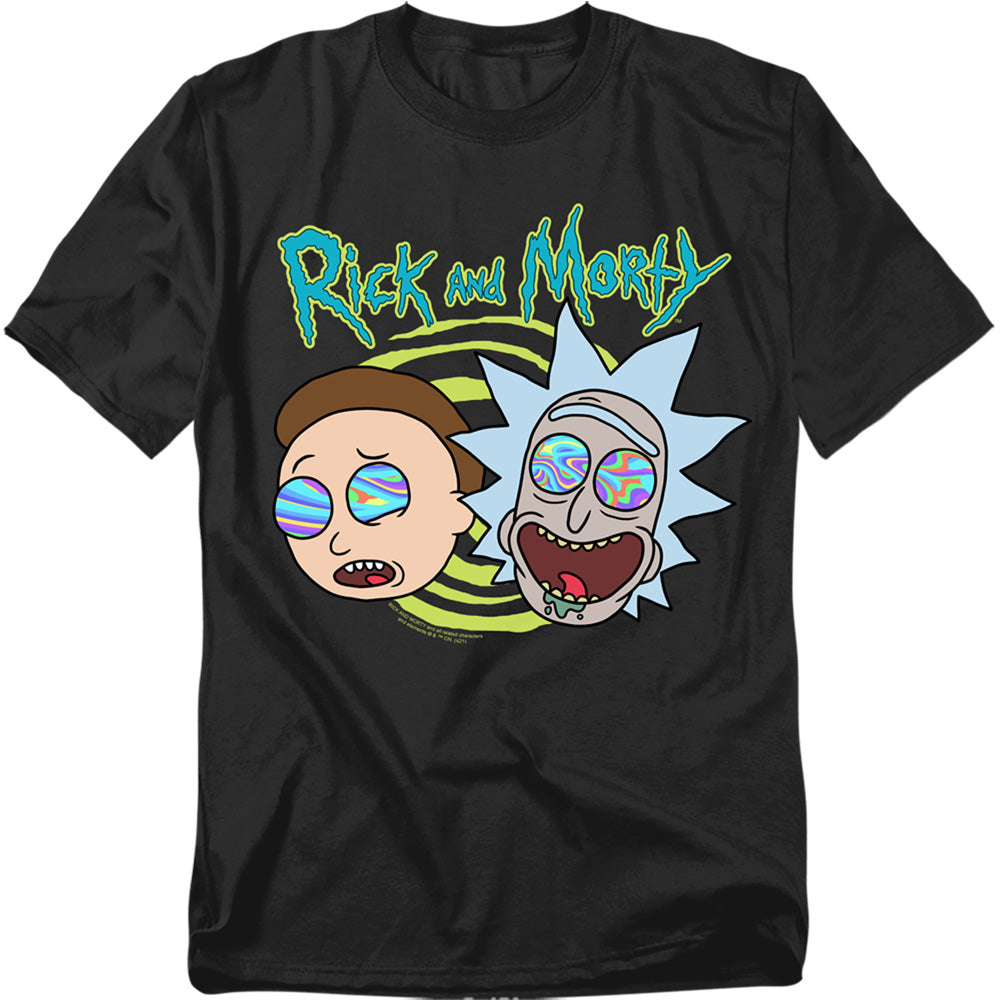 Rick And Morty Blown Minds Mens T Shirt Black
