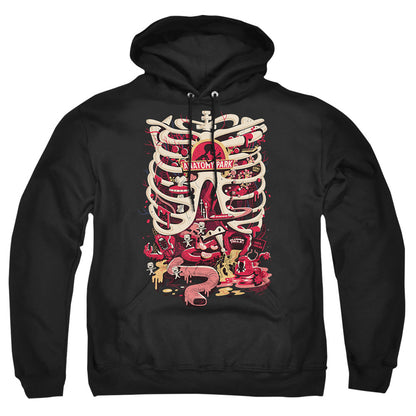 Rick And Morty Anatomy Park Logo Mens Hoodie Black
