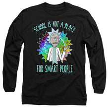 Load image into Gallery viewer, Rick And Morty School Mens Long Sleeve Shirt Black Officially Licensed
