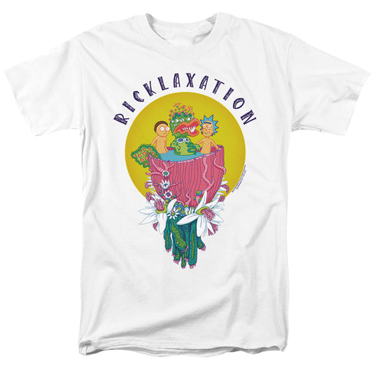 Rick And Morty Ricklaxation Mens T Shirt White