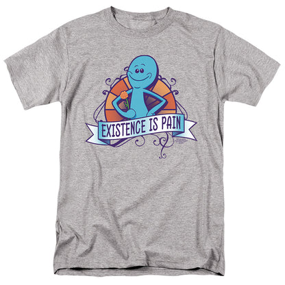 Rick And Morty Existence Is Pain Mens T Shirt Athletic Heather