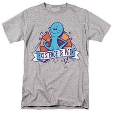 Load image into Gallery viewer, Rick And Morty Existence Is Pain Mens T Shirt Athletic Heather
