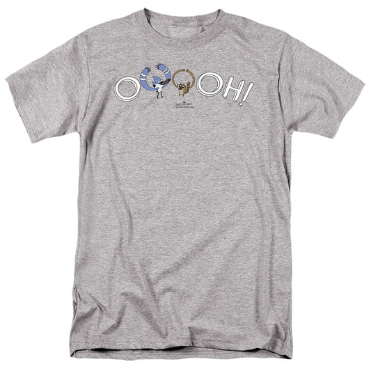 The Regular Show Ooooh Mens T Shirt Athletic Heather