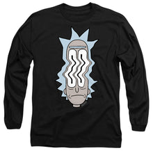 Load image into Gallery viewer, Rick And Morty Rick Waves Mens Long Sleeve Shirt Black Officially Licensed
