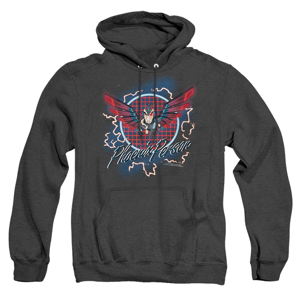 Rick And Morty Phoenix Person Heather Mens Hoodie Black
