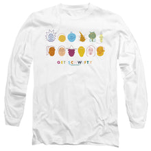 Load image into Gallery viewer, Rick And Morty Get Schwifty Mens Long Sleeve Shirt White Officially Licensed

