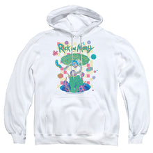 Load image into Gallery viewer, Rick And Morty Falling Portals Mens Hoodie White
