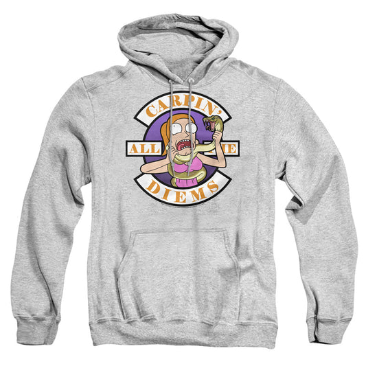 Rick And Morty Carp En All Them Diems Mens Hoodie Athletic Heather