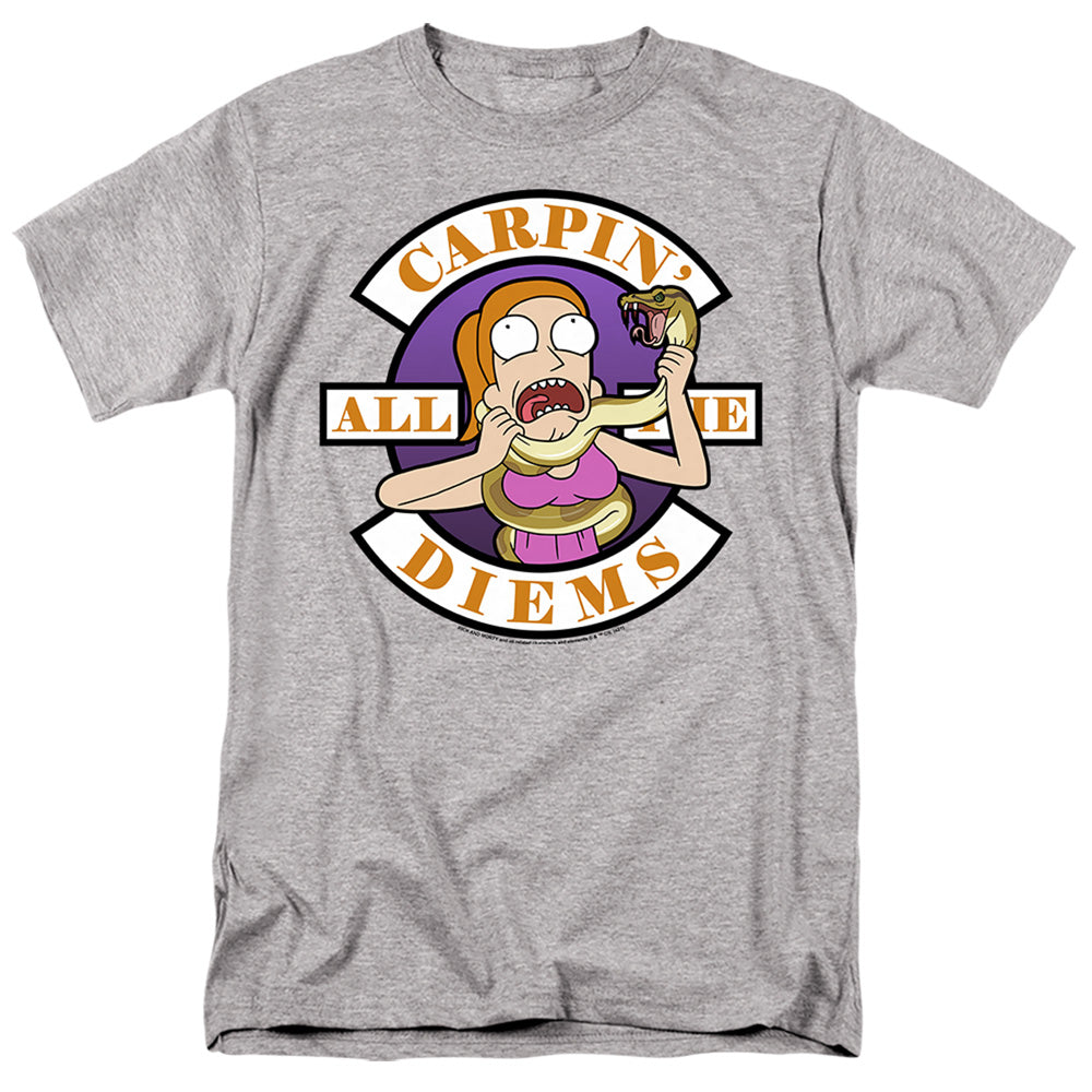 Rick And Morty Carp En All Them Diems Mens T Shirt Athletic Heather