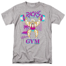 Load image into Gallery viewer, Rick And Morty Ricks Gym Mens T Shirt Athletic Heather
