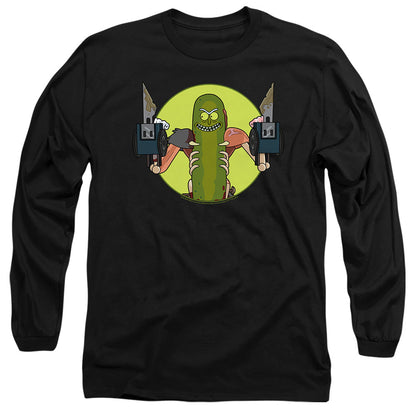 Rick And Morty I Love Myself Mens Long Sleeve Shirt Black Officially Licensed