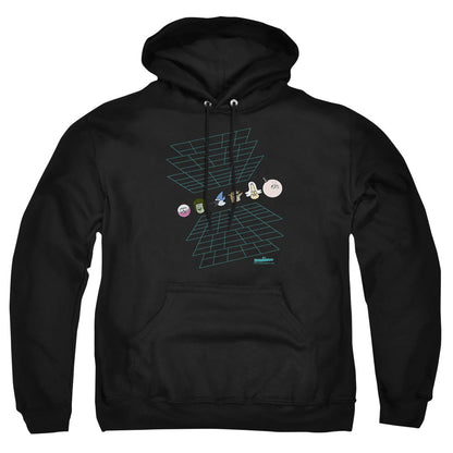The Regular Show Regular Grid Mens Hoodie Black