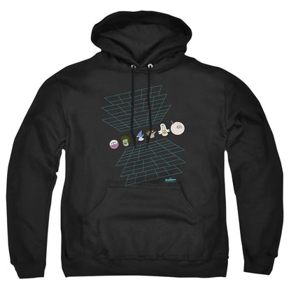 The Regular Show Regular Grid Mens Hoodie Black