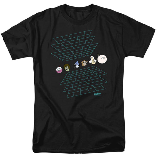 The Regular Show Regular Grid Mens T Shirt Black-6X