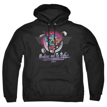 The Regular Show Mordecai & The Rigbys Mens Hoodie Black