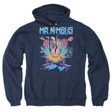 Load image into Gallery viewer, Rick And Morty Mr. Nimbus Design Mens Hoodie Navy
