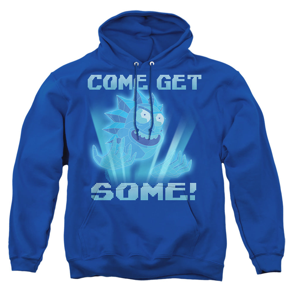 Rick And Morty Come Get Some Mens Hoodie Royal Blue
