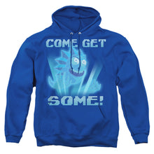 Load image into Gallery viewer, Rick And Morty Come Get Some Mens Hoodie Royal Blue
