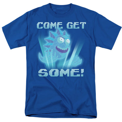 Rick And Morty Come Get Some Mens T Shirt Royal Blue