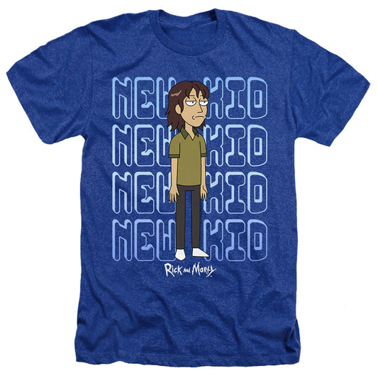 Rick And Morty Bruce Chutback Heather Mens T Shirt Royal Blue