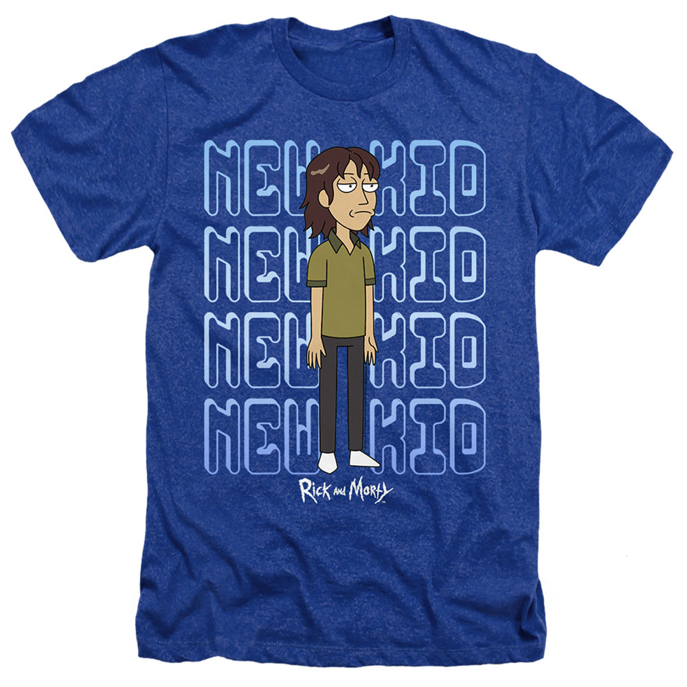 Rick And Morty Bruce Chutback Heather Mens T Shirt Royal Blue