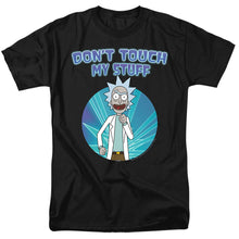 Load image into Gallery viewer, Rick And Morty Dont Touch Mens T Shirt Black
